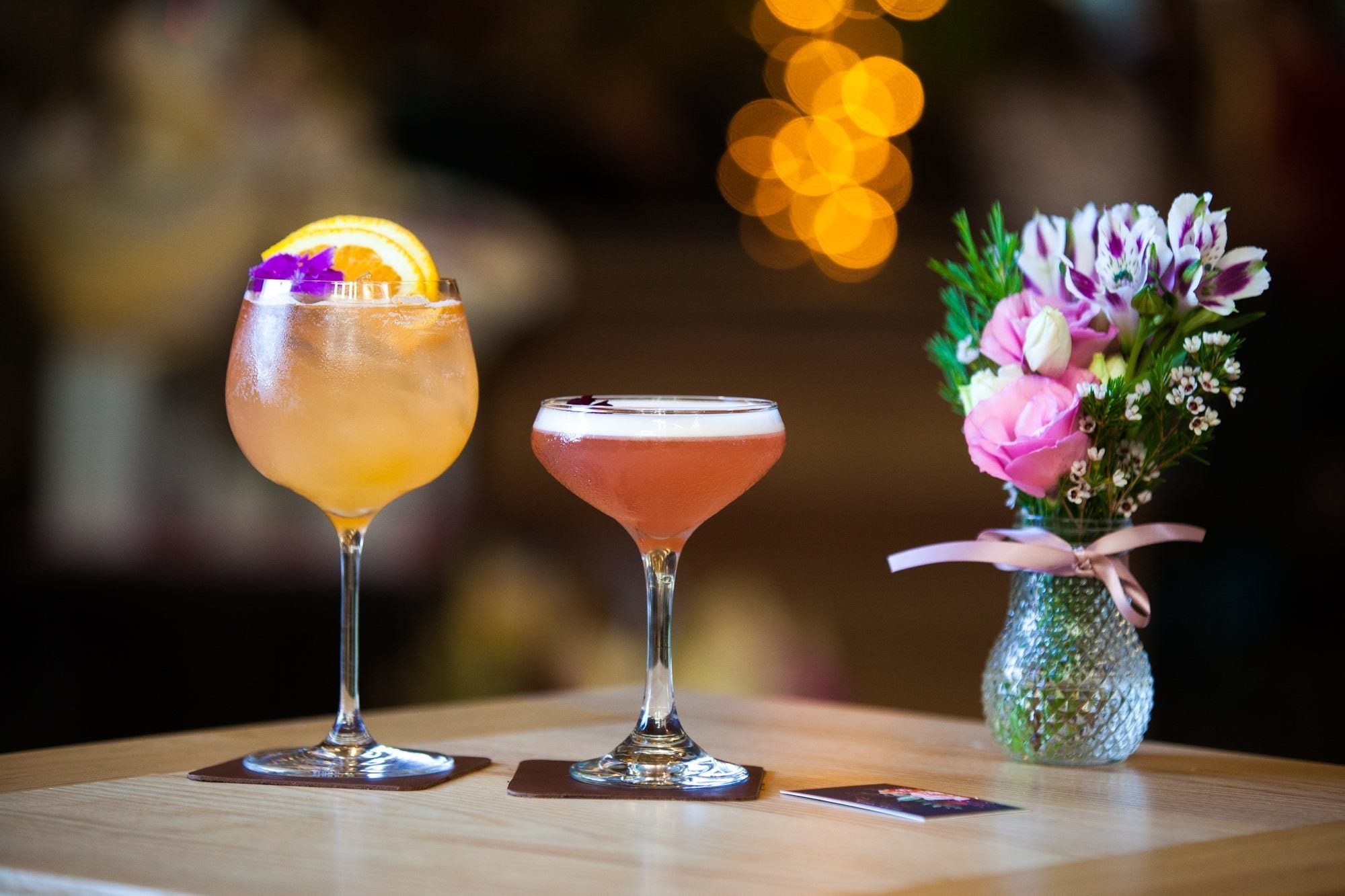 The Florist Kitchen & Wine Bar Logo and Images