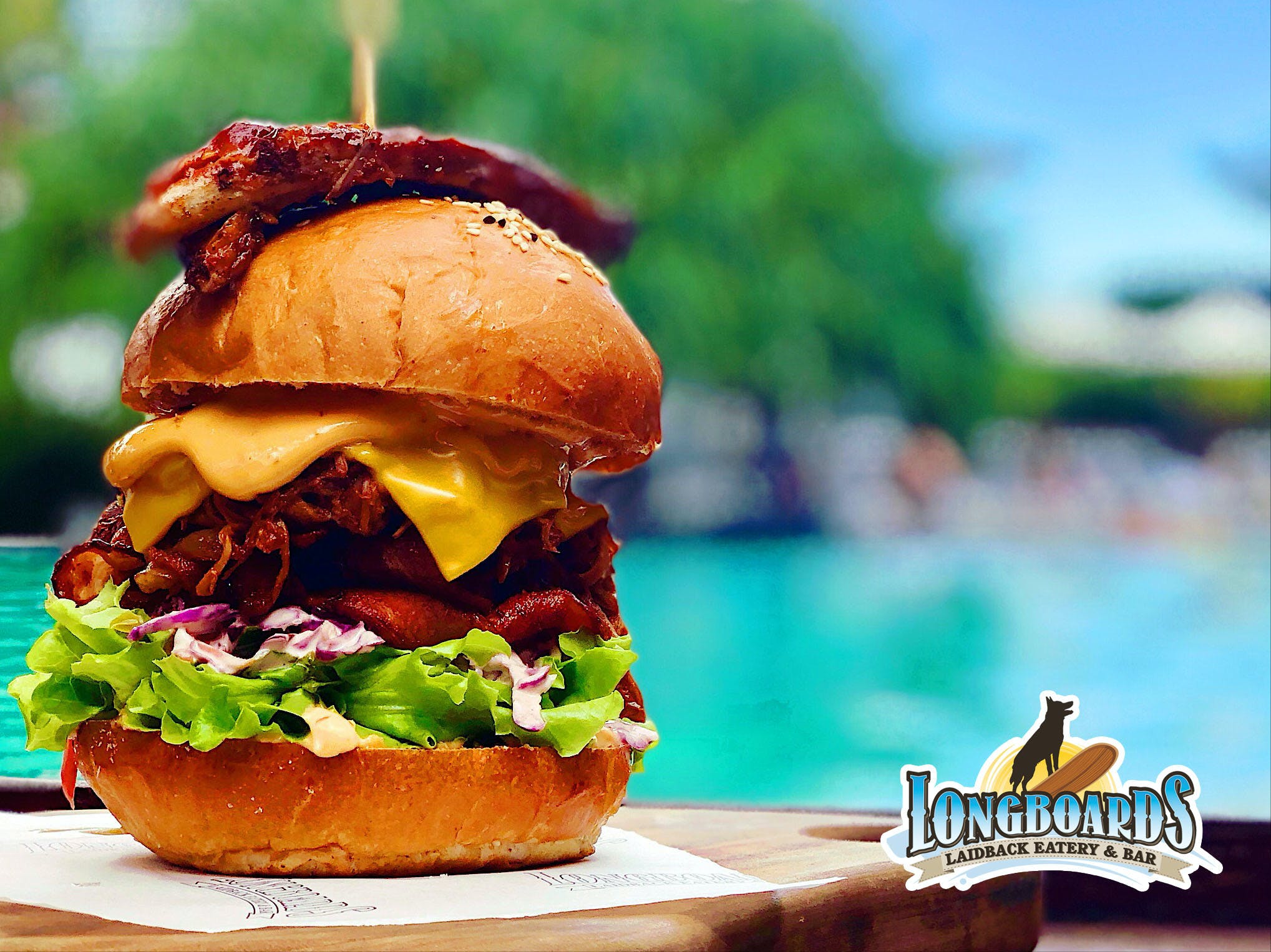 Longboards Laidback Eatery & Bar Logo and Images