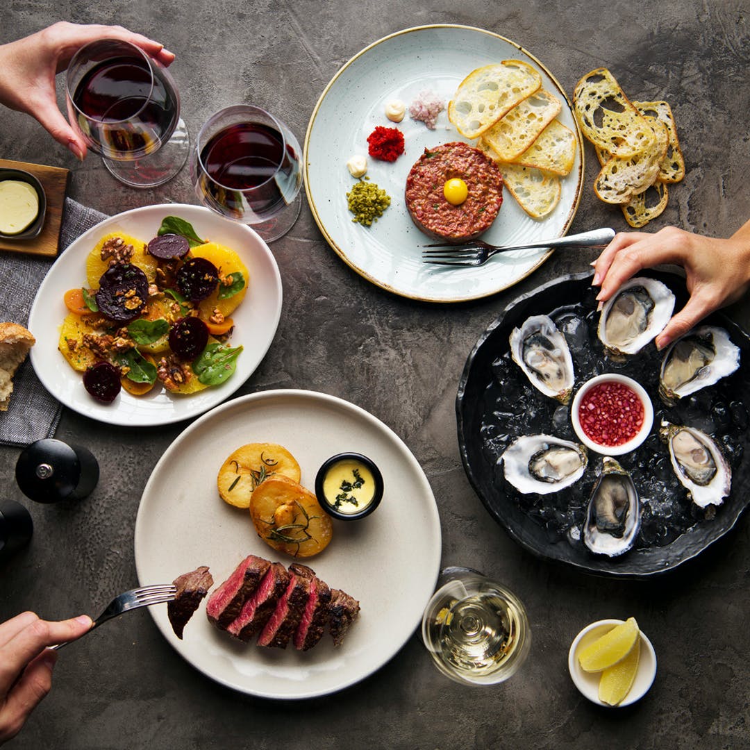 Black Hide Steakhouse Logo and Images