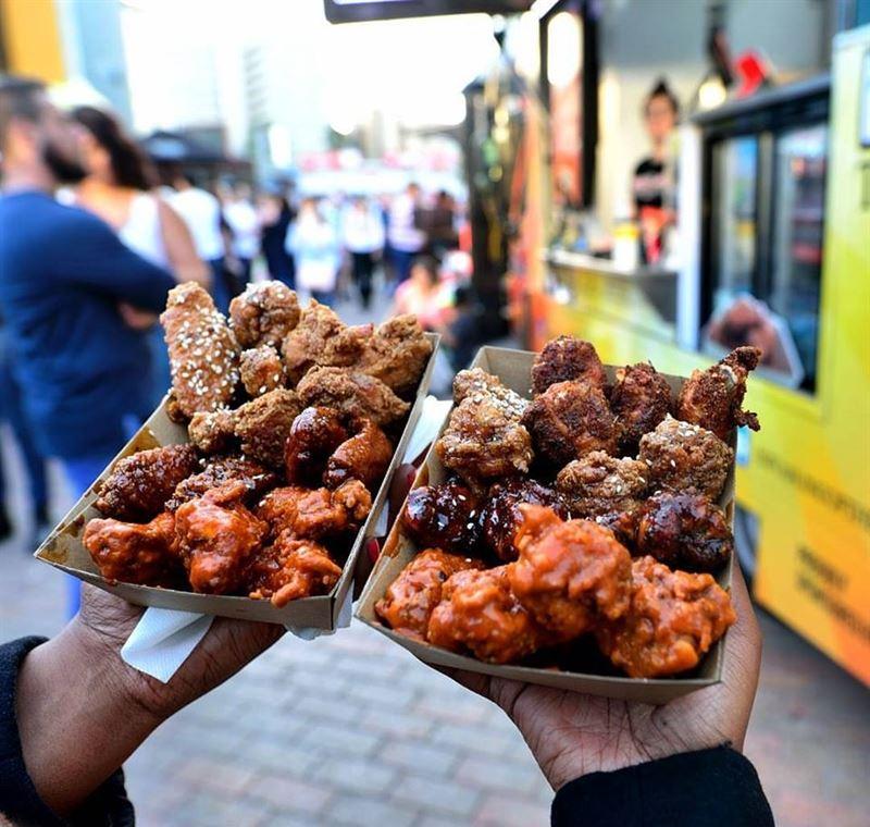 King Of The Wings Food Truck Logo and Images