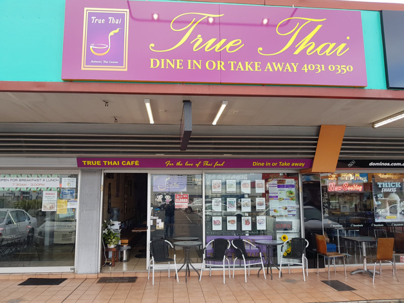 True Thai Cafe Logo and Images