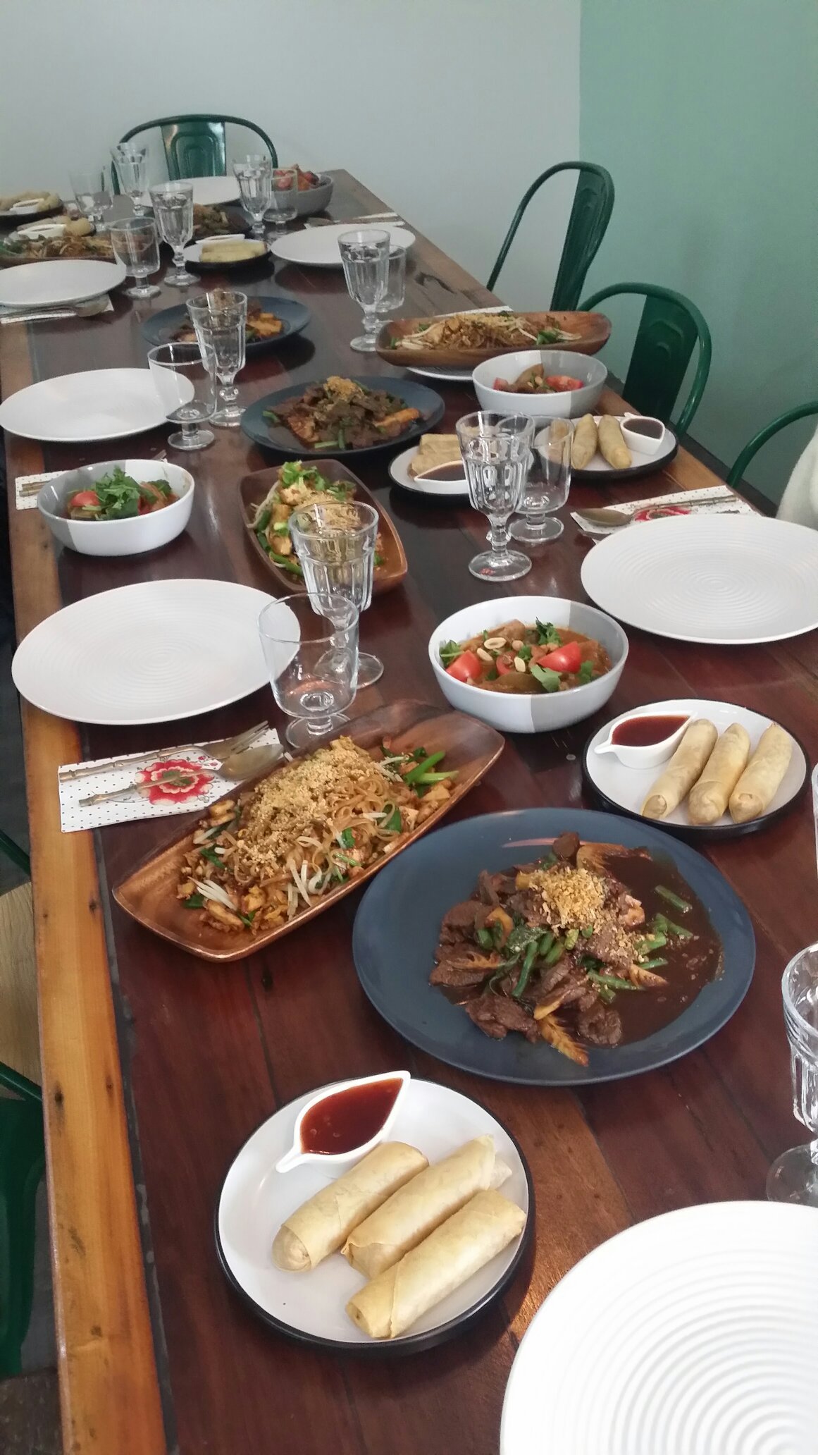 Heart Thai Food Logo and Images