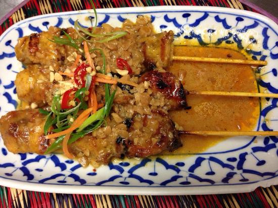 Thai Satay Hut Logo and Images