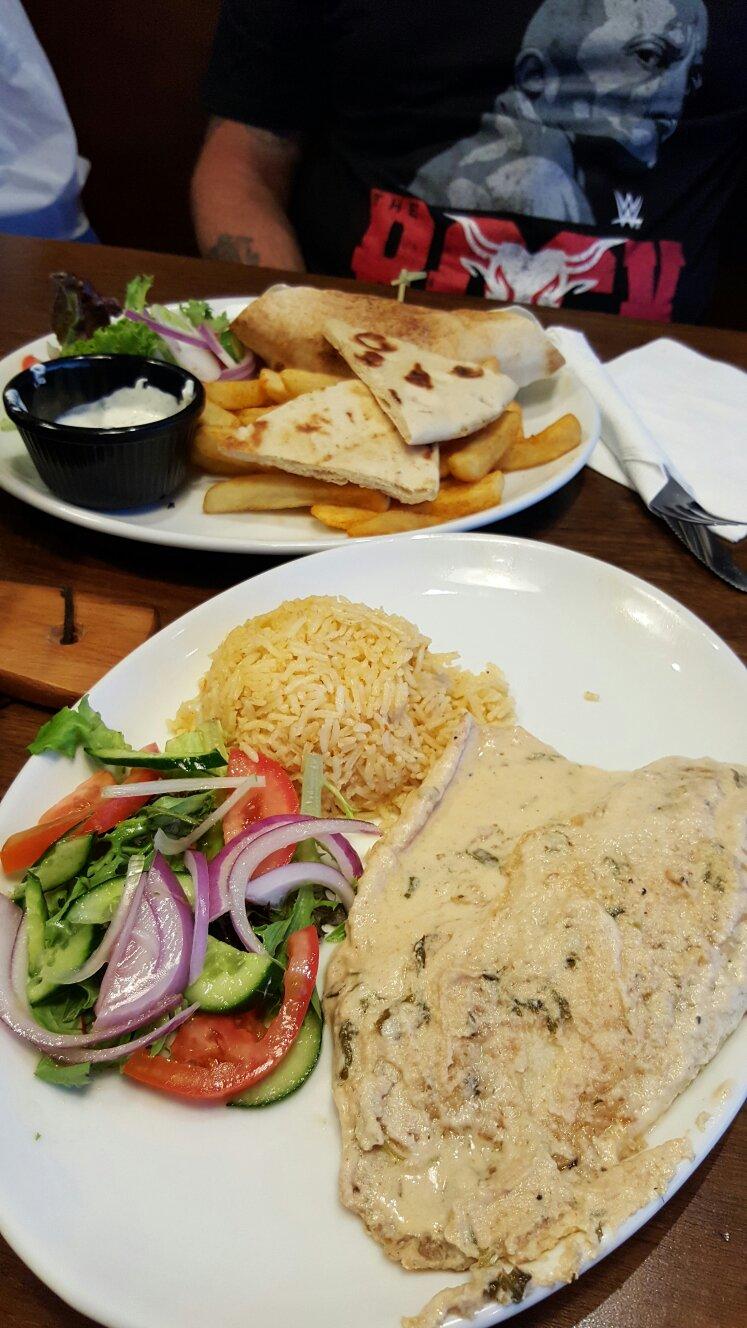 Arabella's Charcoal and Middle Eastern Cuisine Logo and Images