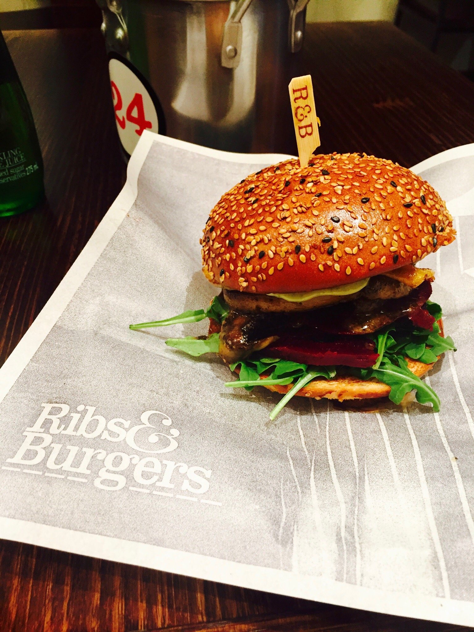 Ribs & Burgers Woolloongabba Logo and Images