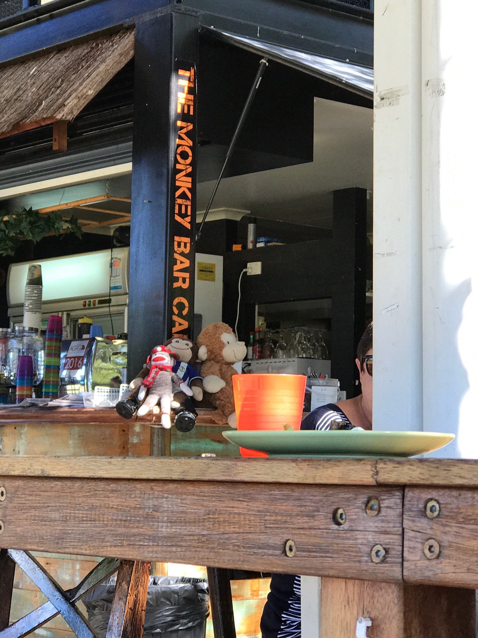 The Monkey Bar Cafe Logo and Images