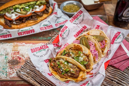 Barbacoa Mexican Taqueria Logo and Images