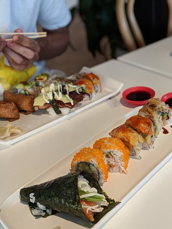 Mokoji Sushi Logo and Images