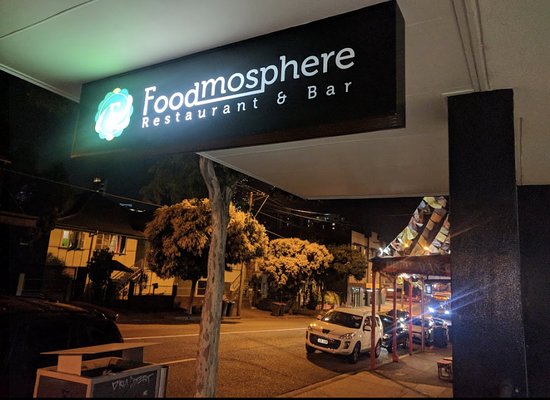 Foodmosphere Restaurant and Bar Logo and Images