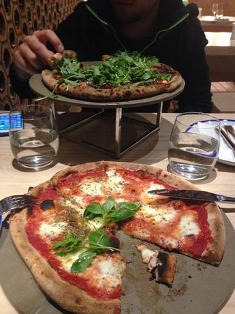 Pomodoro Pizzeria Logo and Images