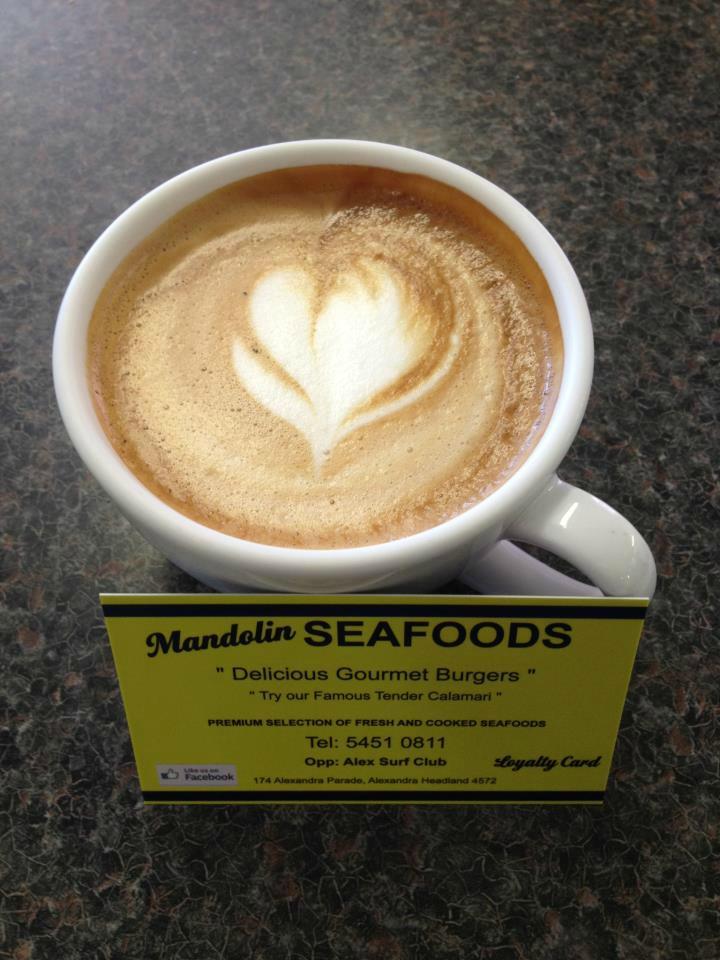 Mandolin Seafoods Logo and Images
