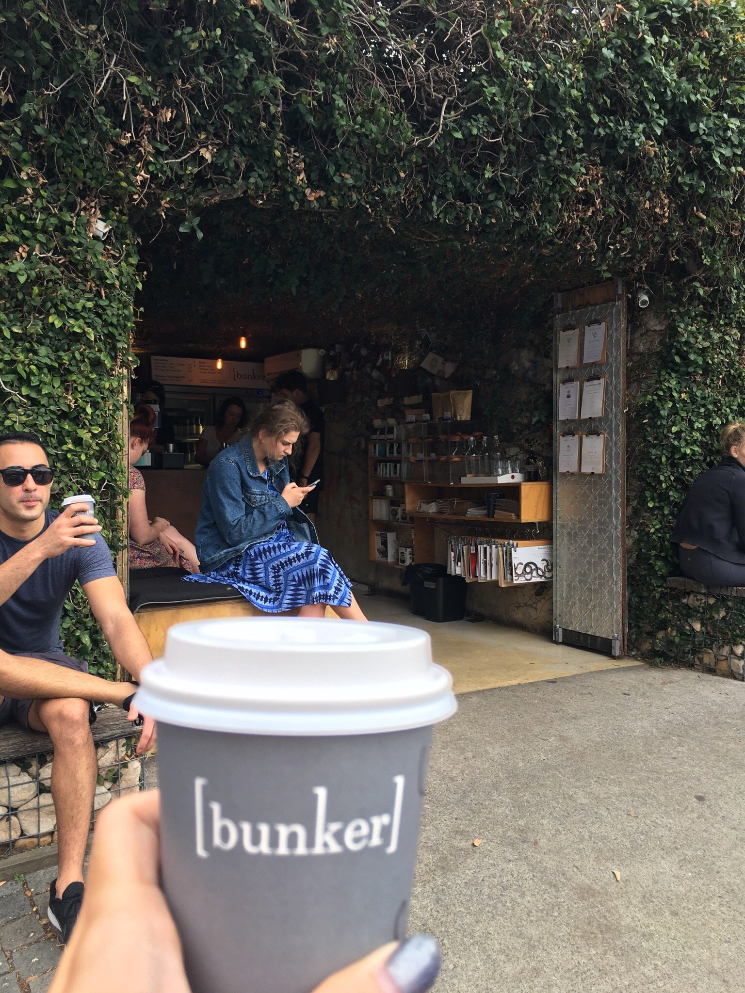 Bunker Coffee Logo and Images