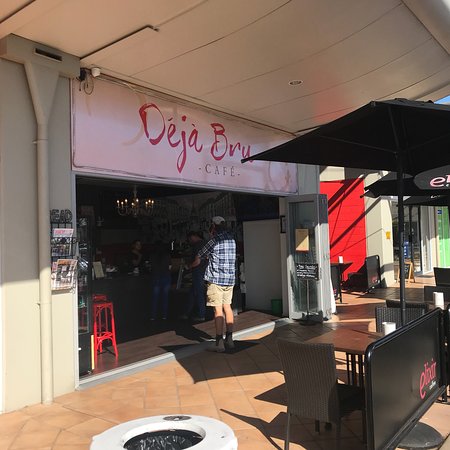Deja Bru Cafe Logo and Images