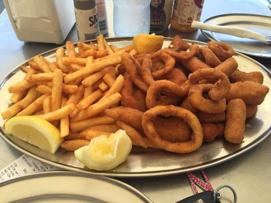 Marine World Seafood Cafe Logo and Images