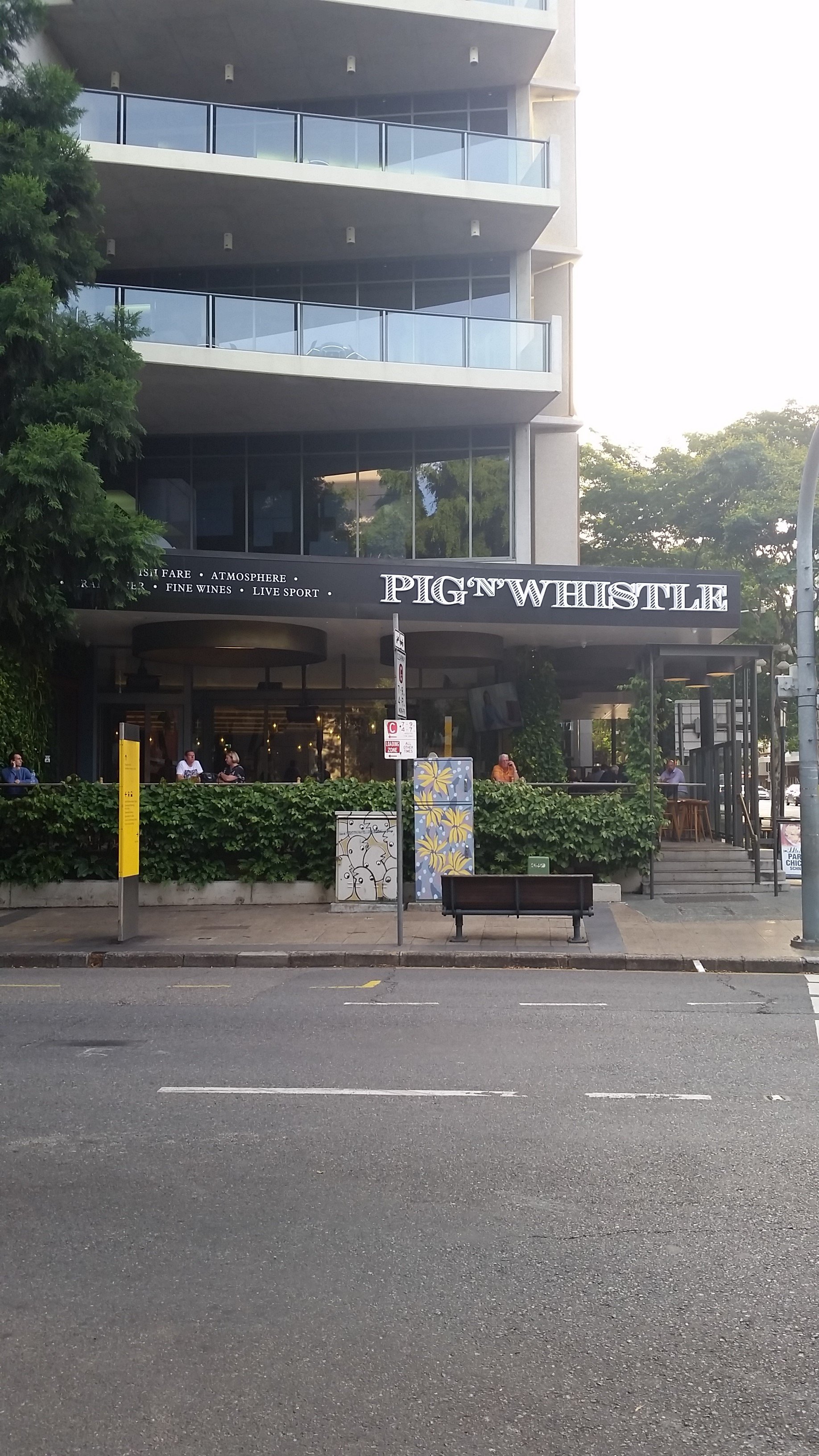 Pig N Whistle West End Logo and Images