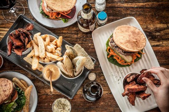 Grill'd Healthy Burgers Logo and Images