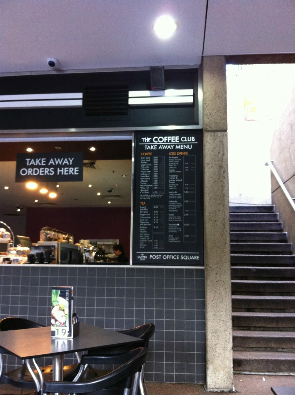 The Coffee Club Queen Street Logo and Images
