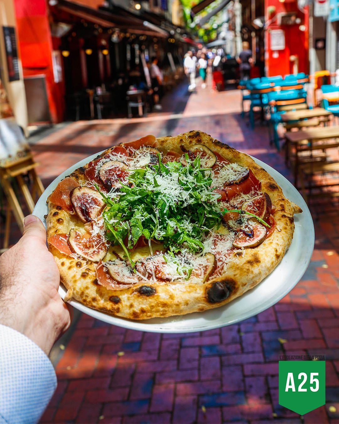 A25 Pizzeria CBD Logo and Images