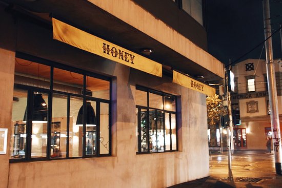 Honey Bar and Restaurant Logo and Images