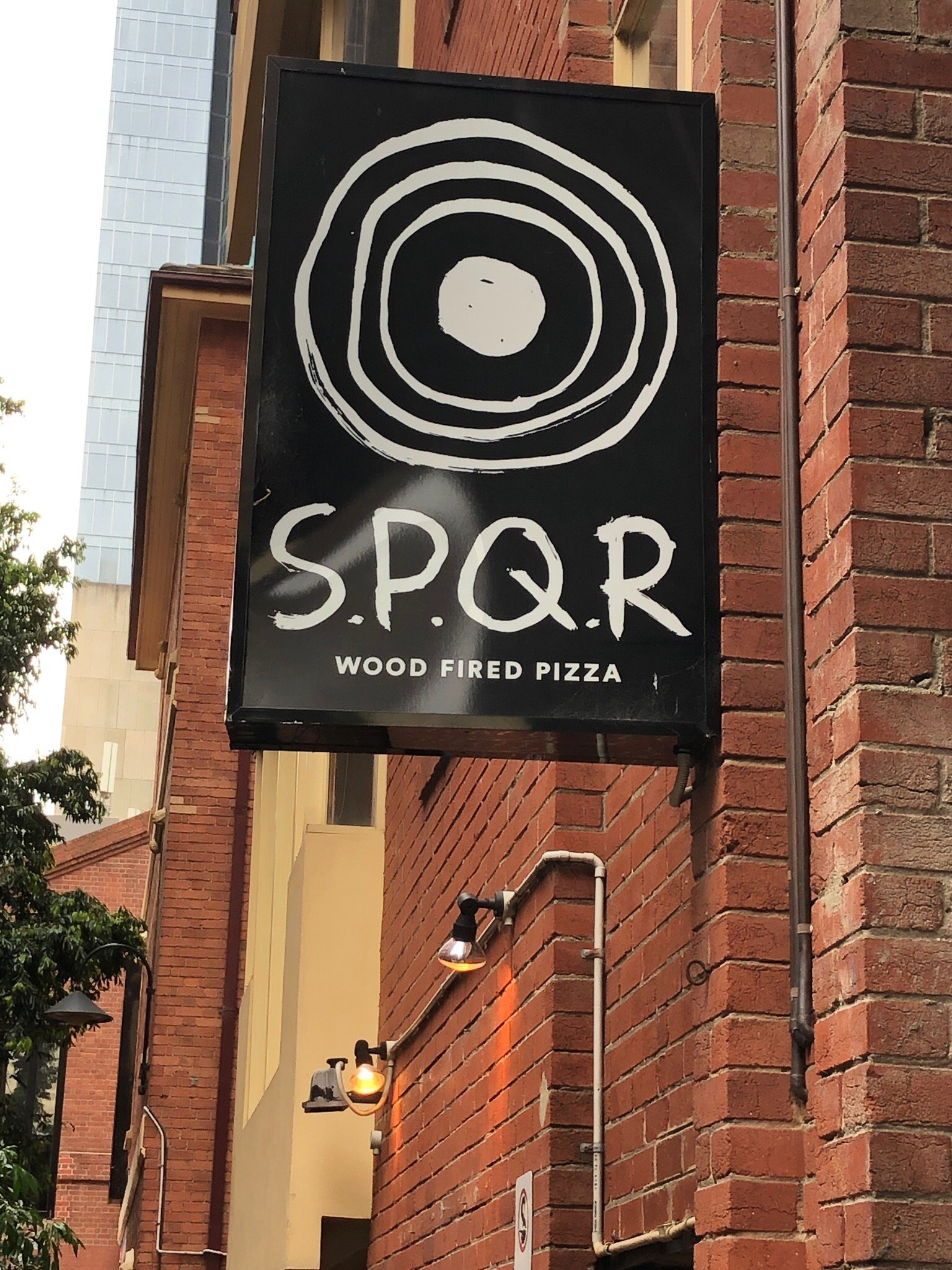 SPQR Pizzeria Logo and Images
