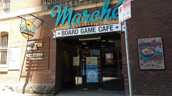 Marche Board Game cafe Logo and Images