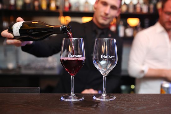 Thataboy Wine Bar Logo and Images