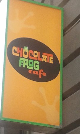 Chocolate Frog Cafe Logo and Images
