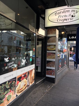 Pardon My French Creperie Logo and Images