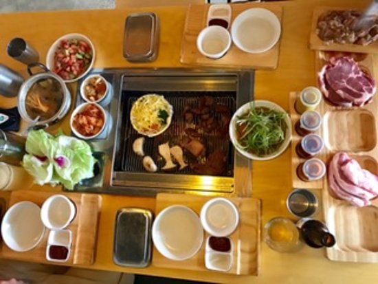 Mrs Kim's Grill Logo and Images